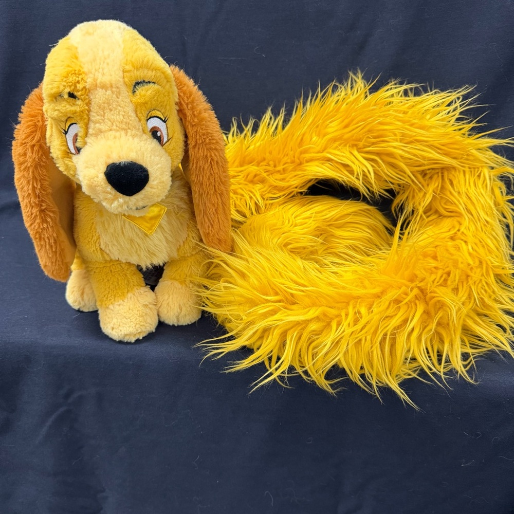 Disney Parks "Lady and the Tramp" Long Tail Scarf Plush